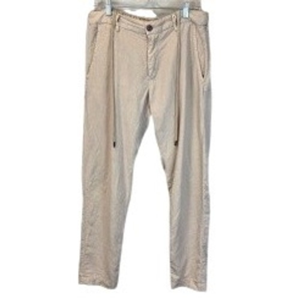 Myths Mens Linen Cotton Blend Trouser Pants Made in Italy Size EU 48 / US 32